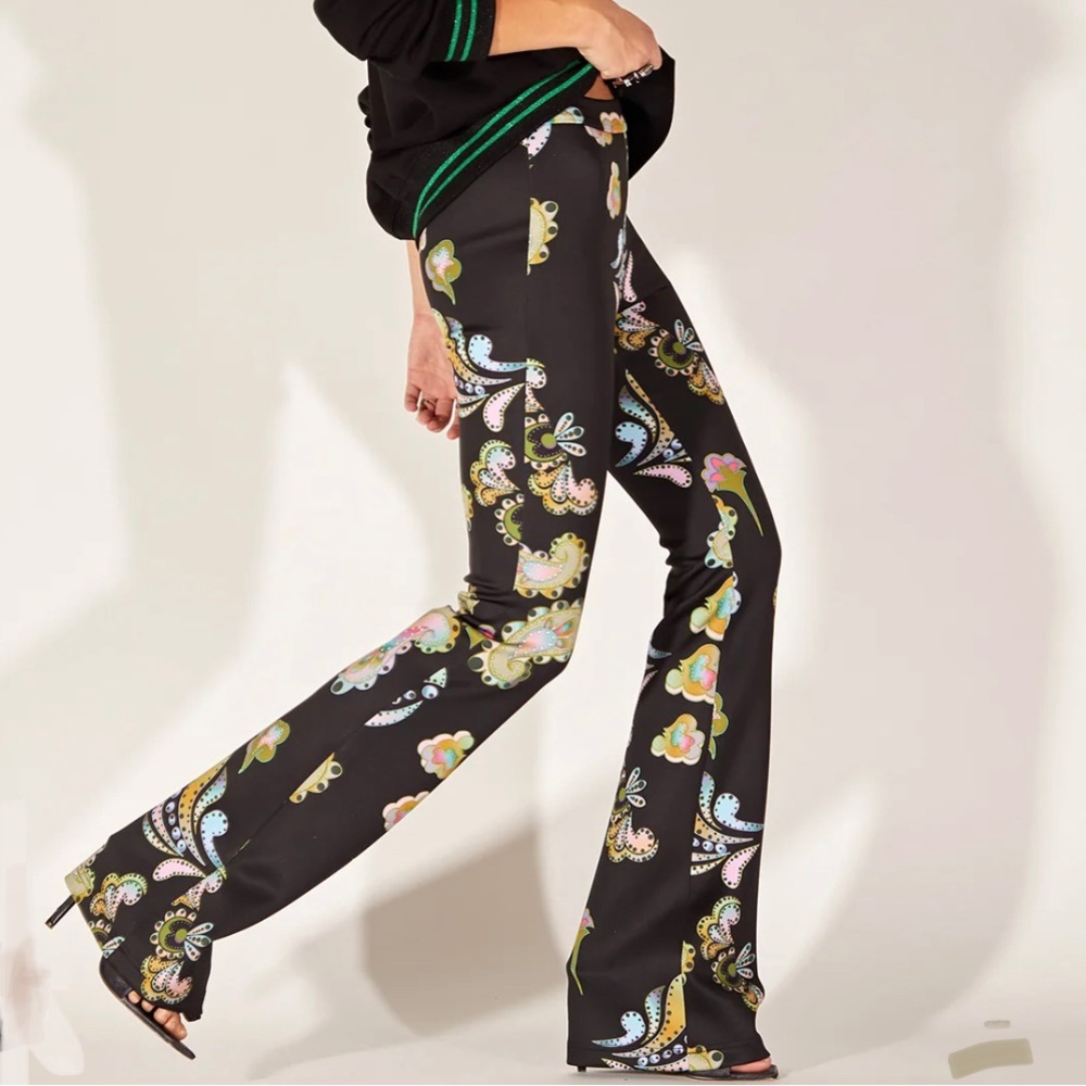 Cynthia Rowley Bonded Flare Pant